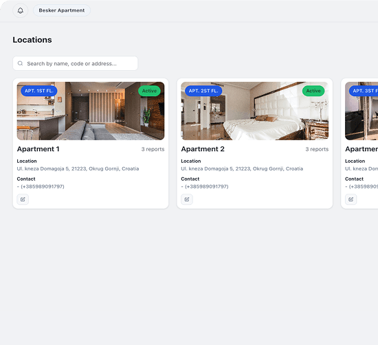 Multi-property overview
